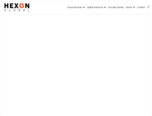 Tablet Screenshot of hexonglobal.com